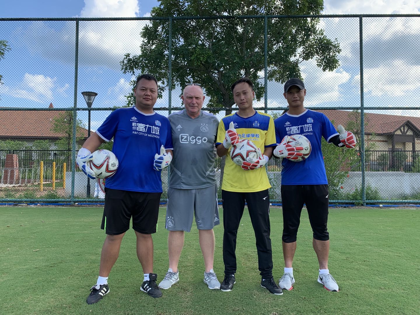 Jan Splinter in China met coaches